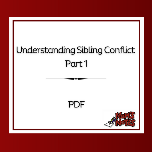 Understanding Sibling Conflict Part 1 PDF